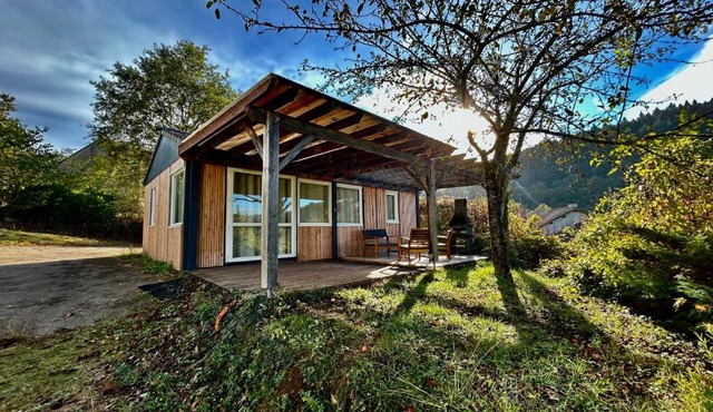 Cosy Chalet au cœur du Sidobre avec Piscine et Spa