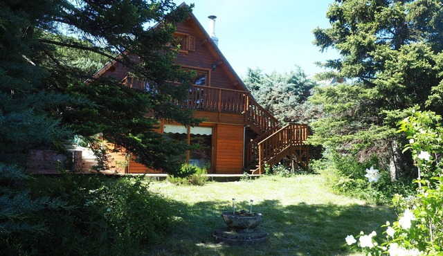 Cosy chalet on the heights of Embrun, magnificent view.