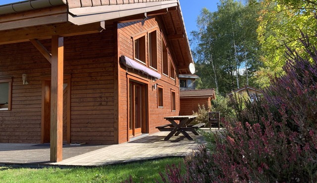 Cosy chalet with large mezzanine