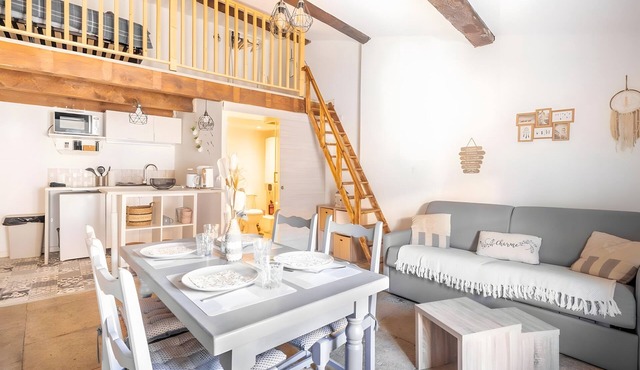 Cosy Cocoon Apartment for 2-4 in Central Beaucaire with Wi-Fi