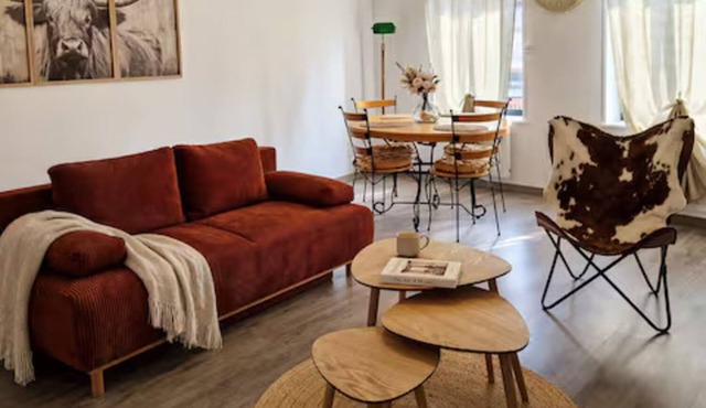 Cosy downtown apartment for 4 to 6 people