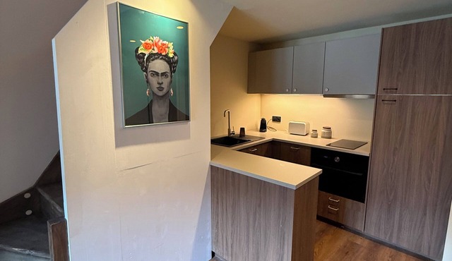 Cosy duplex apartment with swimming pool in the heart of the village of chanaz