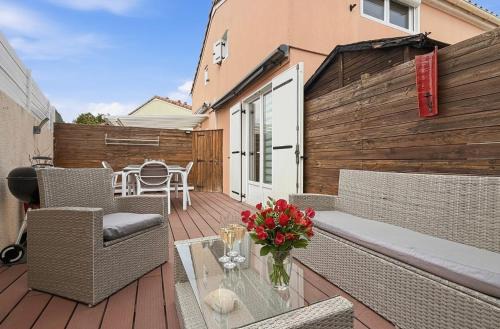 Cosy duplex - Plage & Étang - terrasse - parking & kit bébé
