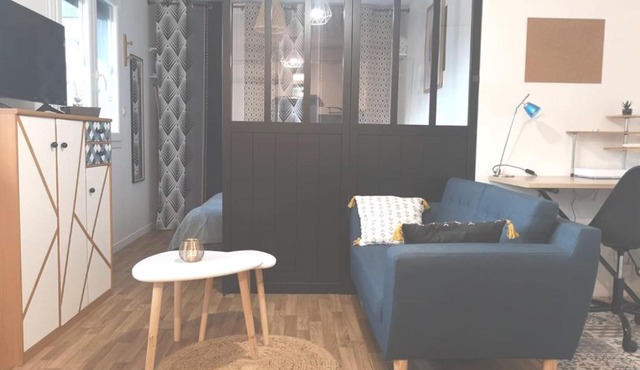 Cosy flat proche Gare & Parking - clim