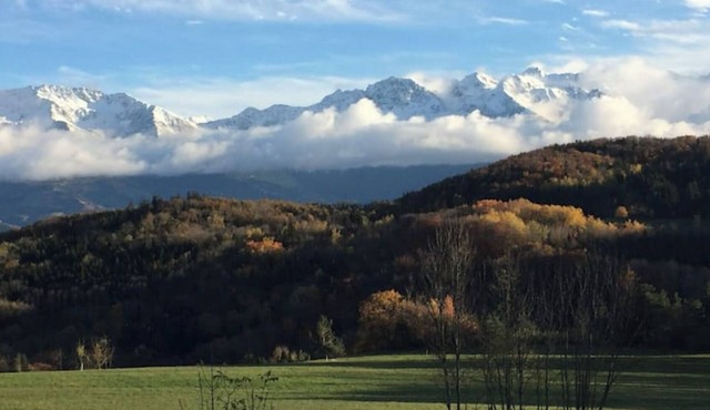 Cosy little chalet with jacuzzi.