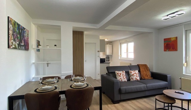 Cosy furnished apartment 10 minutes from Colmar's enchanting Christmas market