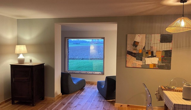 Cosy getaway with countryside views. Calm & Nature