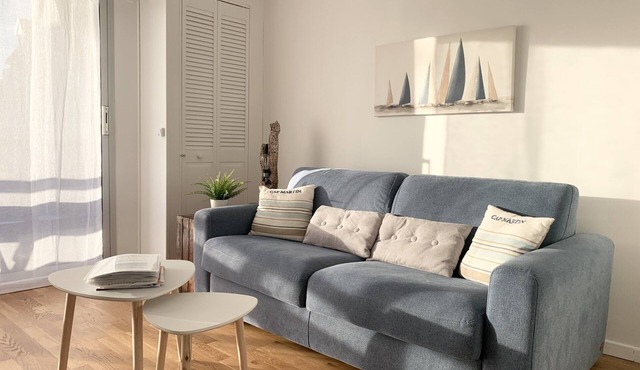 Cosy Hardelot renovated near beach center ideal family of 4 or 2 adults