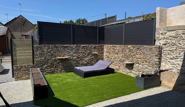 Cosy house with private garden and warm decor