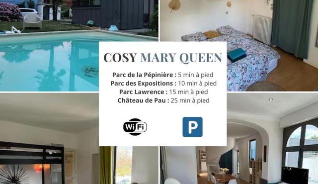 Cosy Mary Queen - T4 - Maison avec piscine
