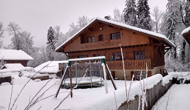 Cosy, mountain-decorated 4-person room with table d'hôtes option