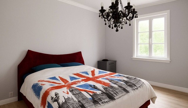 Cosy, quiet apartment with 2 bedrooms, living room and outdoor space