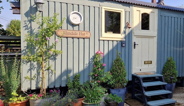 Cosy Shepherd's Hut perfect for couples in the heart of North Somerset.