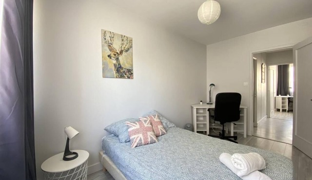 Cosy, Spacieux 3 Chambres et Espaces de Travail