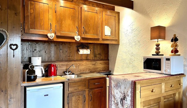 Cosy studio with garden and view of Mont Blanc