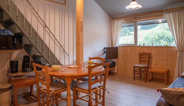 Cosy Studio Mezzanine Apartment with Mountain View and Balcony