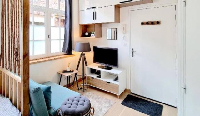 Cosy studio - Near Court and Center - Wifi - TV - Washing machine - Douai