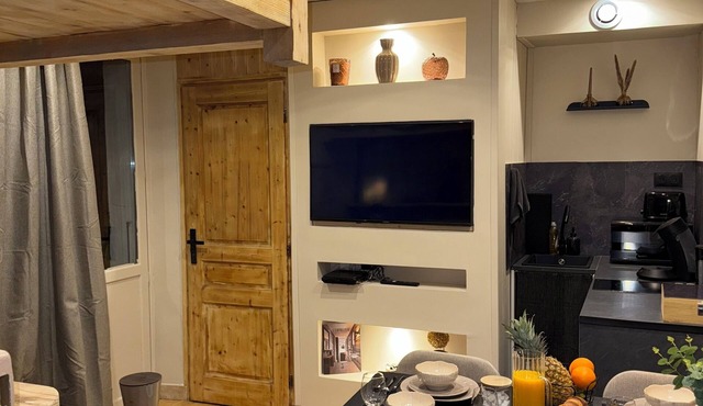 Cosy studio overlooking Mont Blanc - Le Nirvana