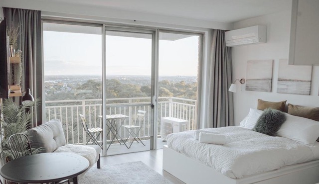 Cosy studio with a big view