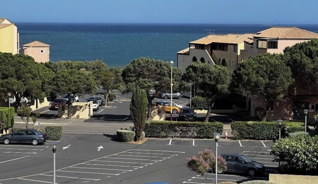 Cosy T2 sea view, bedroom + cabin, mezzanine, parking