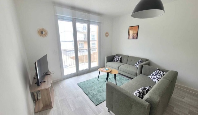 Cosy T3 Avec 2 Chambres