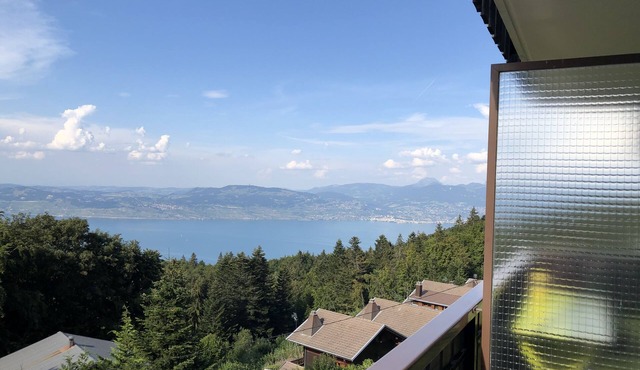 Cosy traditional studio with lake views, minutes from ski slopes and beaches.