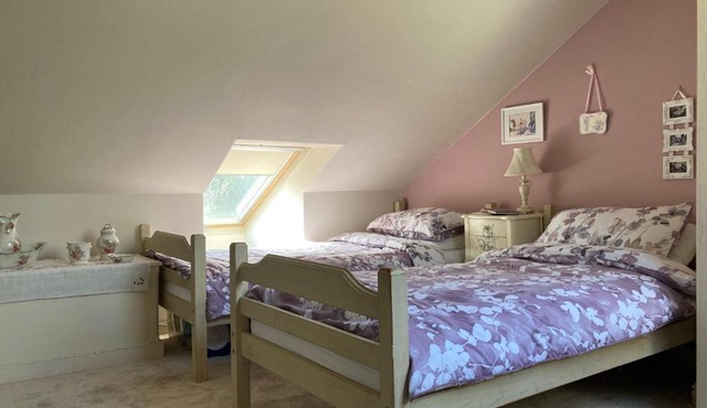 Cosy twin room with private bathroom