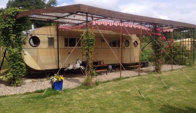 Cosy vintage American caravan