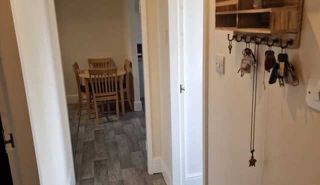 Cosy whole apartment with a fully equipped work station.