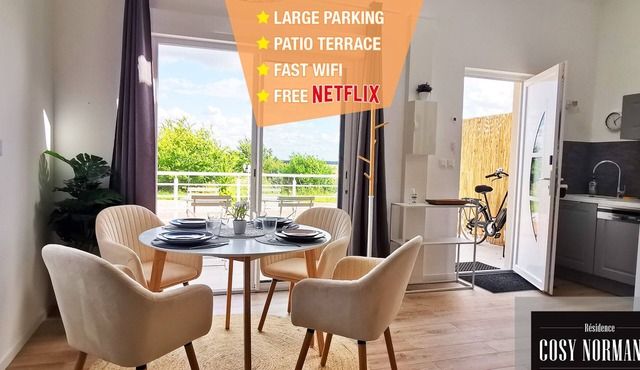 CosyNormandy 03 ★Calme★Giverny★Parking★Bikes