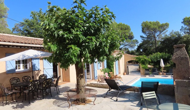 Cotignac,luxury Provencal villa, pool, 2 acres of woods, stone terraces, privacy