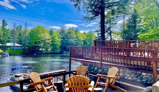 Cottage "1st Lake" a two bedroom, waterfront cottage at The Lakes Old Forge!