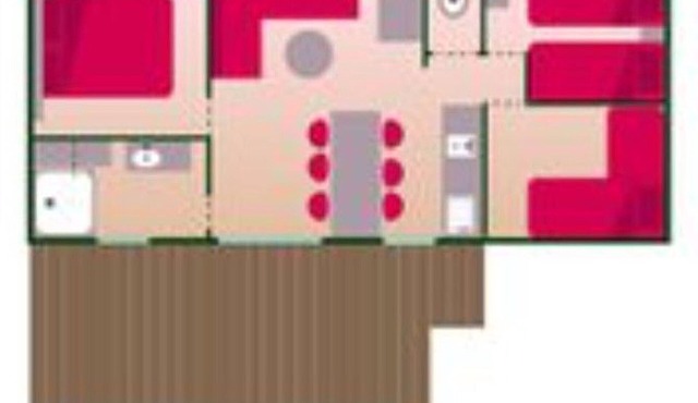 Cottage 3 bedrooms, 7 pers, terrace lake view