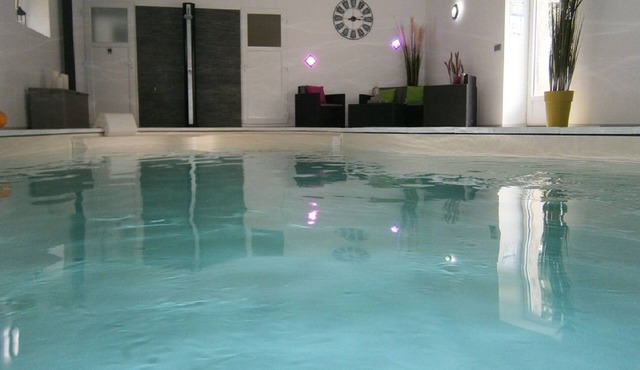 Cottage 3 people with indoor pool heated all year at 28 °