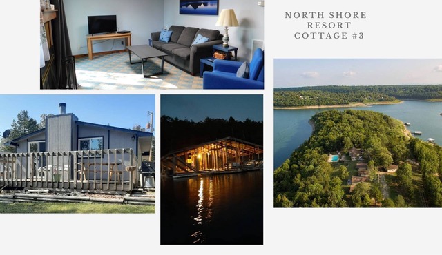 Cottage #3 two bedroom with a whirlpool tub and great lake view