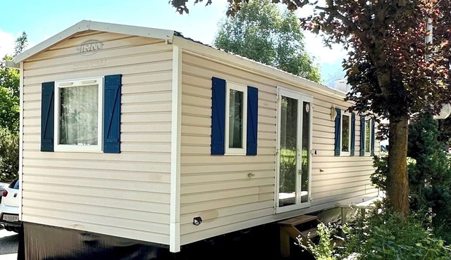 Cottage 4 Ideales 2 Zimmer Mobilhome für 3 Erwachsene +1 Kind auf Ecksofabett