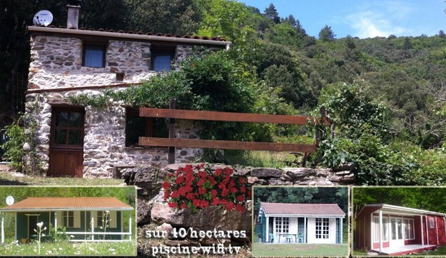 Cottage and chalets in the Haut Languedoc Regional Natural Park