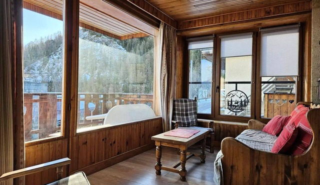 Cottage - Chalet adjoining 9 people, large balcony magnificent view and proximity ski resort
