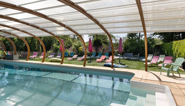 Cottage 'Domaine De Lestroué - Île De Groix' with Shared Pool, Private Terrace and Wi-Fi