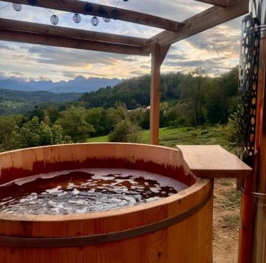 Cottage du Valier avec bain nordique