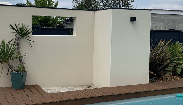 Cottage Entre-vignes -ville-vagues Piscine et Terrasse