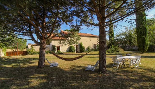 Cottage farmhouse stones in the countryside