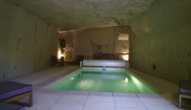 Cottage 8 pers. between Beauval and Chenonceau - swimming troglo