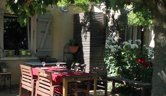Cottage 'Gite Du Chat Qui Pêche' with Mountain View, Private Pool and Wi-Fi