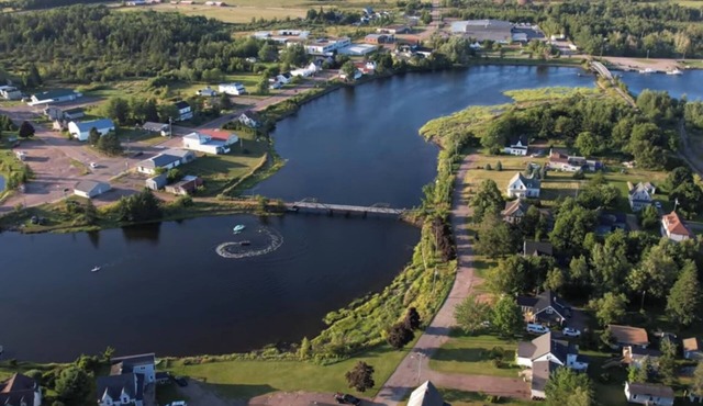Cottage in a small fishing port