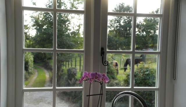Cottage in grounds of the Old Rectory, on the edge of the village of Lapford