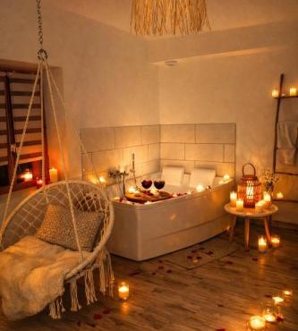 Cottage Interieur Spa classé 4 étoiles - balnéo et sauna privatif