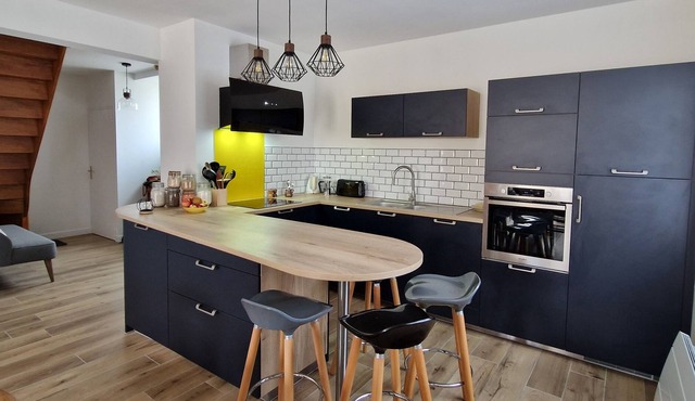 Cottage on the peninsula, feet in the water