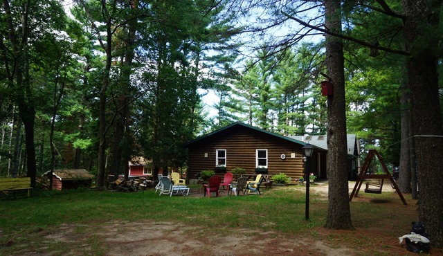 Cottage on a crystal clear lake