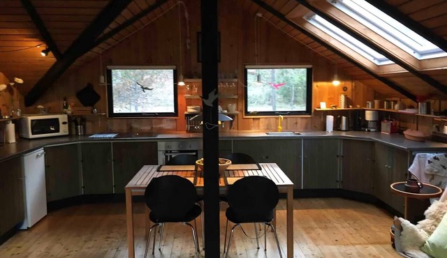 Cottage on Anholt facing a large natural area